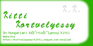 kitti kortvelyessy business card